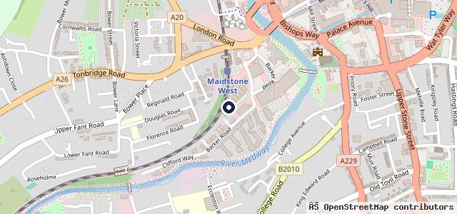 Map showing the location of HiQ Tyres & Autocare Maidstone