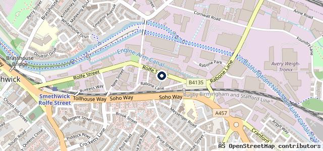 Map showing the location of Rolfe Street ARC Ltd