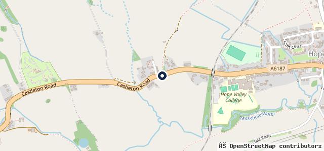 Map showing the location of Hope Garage and Petrol station