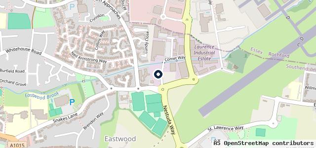 Map showing the location of Group 1 Volkswagen Southend