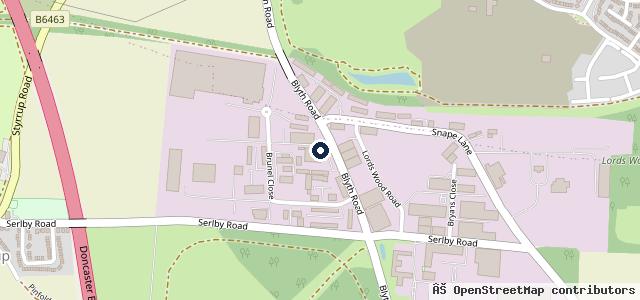Map showing the location of Hipwell Motor Services Ltd