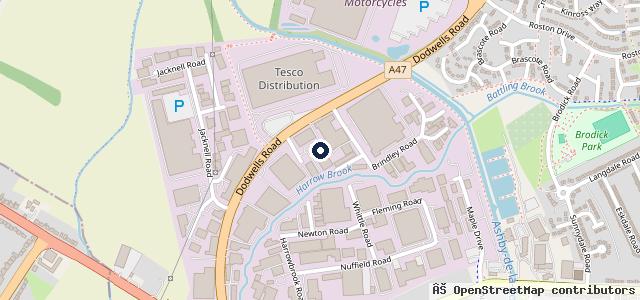 Map showing the location of ️ ️ E Taylor Metal Recycling & Skip Hire