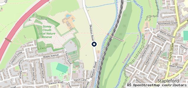 Map showing the location of J T D Autos