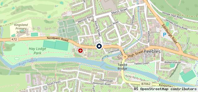 Map showing the location of JRD Motors (2011) Ltd - PEEBLES. SCOTLAND