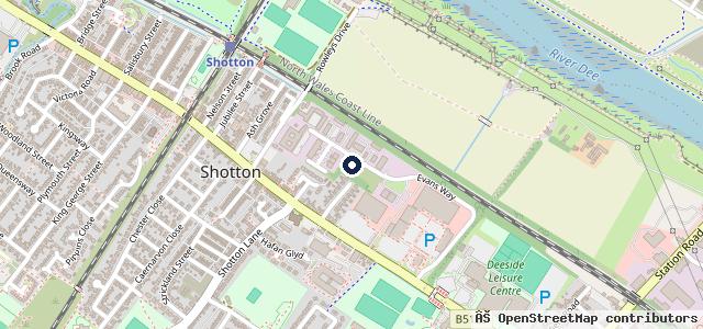 Map showing the location of Jubilee Garage