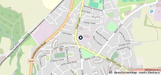 Map showing the location of Towngate Service Centre | Bradford