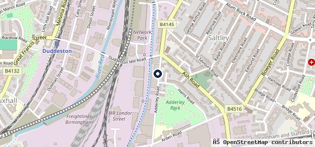 Map showing the location of KNS Adderley Mot's
