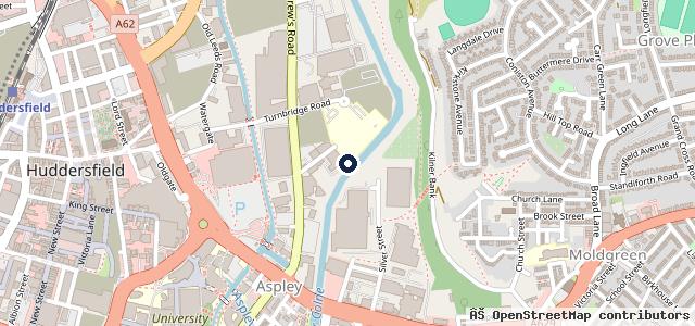 Map showing the location of Kirklees