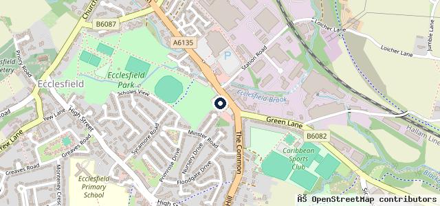 Map showing the location of Eric Stead MG
