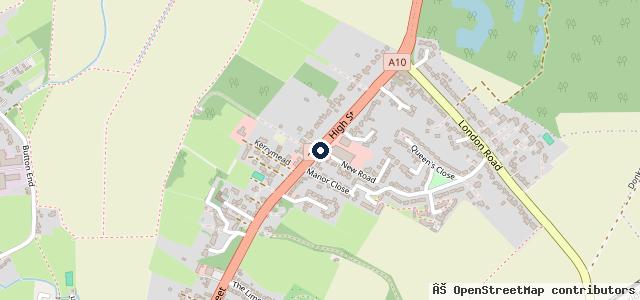 Map showing the location of Porsche Centre Cambridge