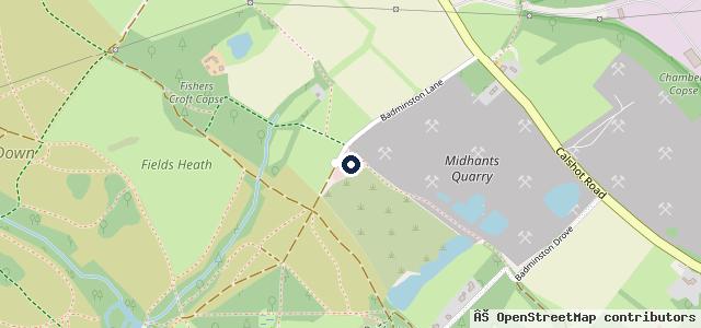 Map showing the location of The Yew Tree Workshop Ltd