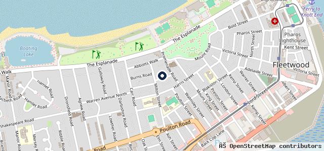 Map showing the location of Leslie Ivison Motor Body Repairs