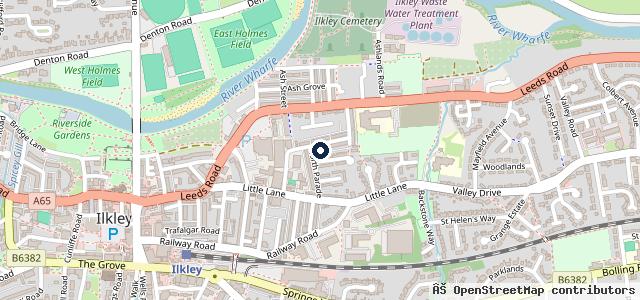 Map showing the location of Ilkley Motor Company