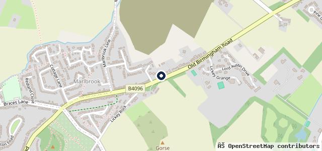 Map showing the location of Lickey Hills Garage Ltd