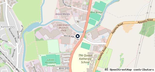Map showing the location of Pye Motors Transit Centre Kendal