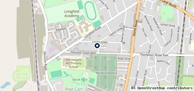 Map showing the location of Lowson Street Garage Ltd