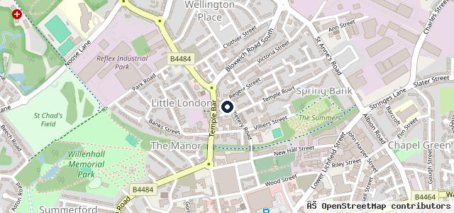 Map showing the location of Willenhall Road mot & Service centre