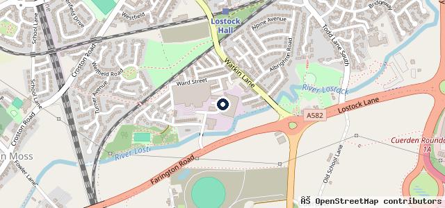 Map showing the location of Lunar Caravans Limited