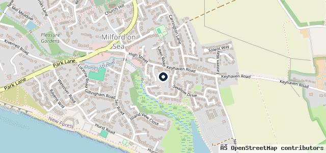 Map showing the location of M B Hants Ltd