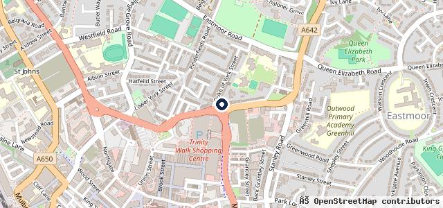 Map showing the location of M P H