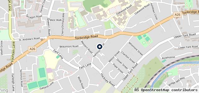 Map showing the location of Maidstone M.O.T & Repair Centre