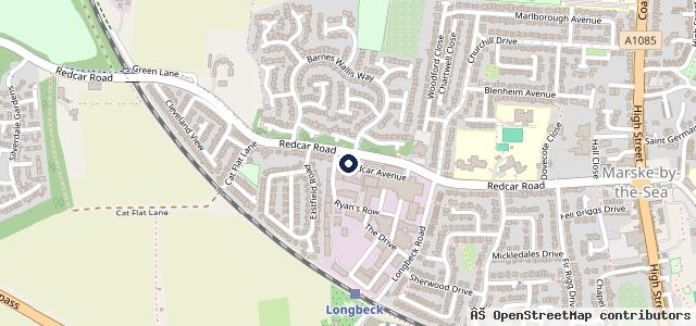 Map showing the location of Marske Auto Centre