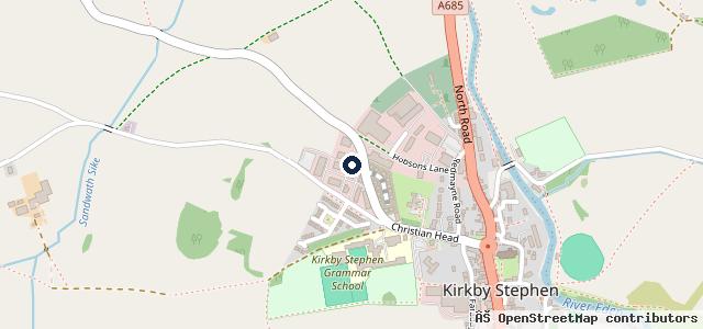 Map showing the location of MHB Motorcycles