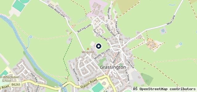 Map showing the location of Midgley Motor Cars MMC Grassington Garage and MOT centre