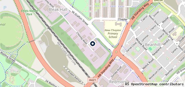 Map showing the location of MKD Automotive
