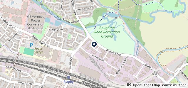 Map showing the location of Moserve
