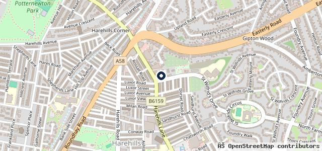 Map showing the location of M O T Point