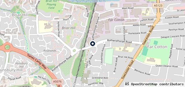 Map showing the location of Motorvation Northampton