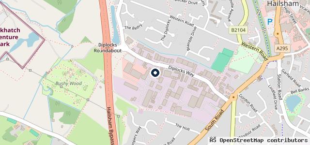 Map showing the location of MOTs 4 U