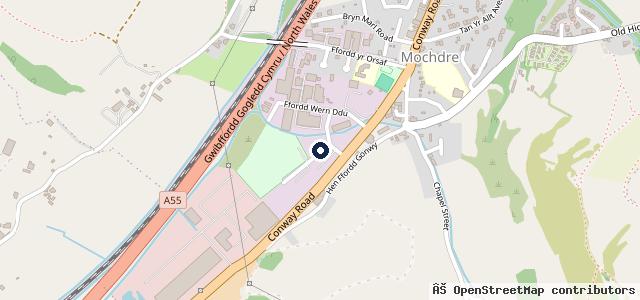 Map showing the location of Conwy Motorsport Engineering