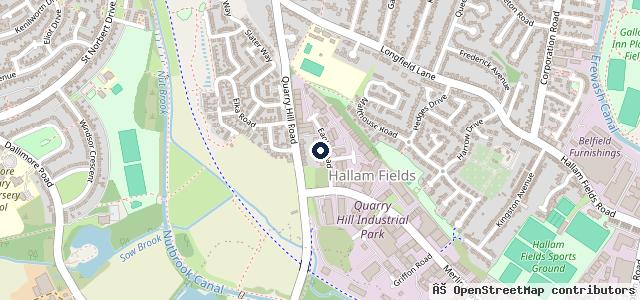 Map showing the location of MP Automotive