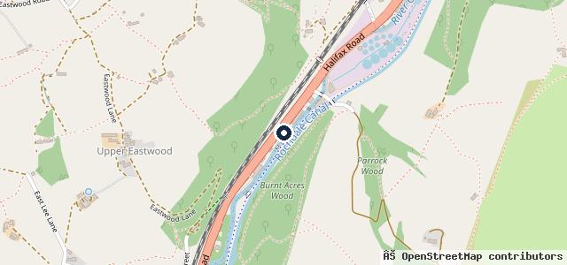 Map showing the location of Murgatroyd Accident Repair Centre