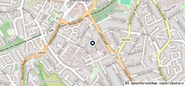 Map showing the location of Nash Auto Solutions LTD