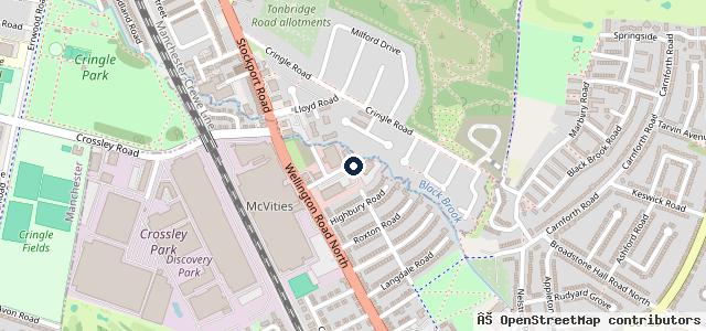 Map showing the location of New Beech Garage | Stockport