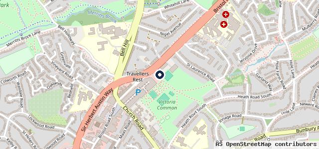 Map showing the location of Northfield Car Care Centre