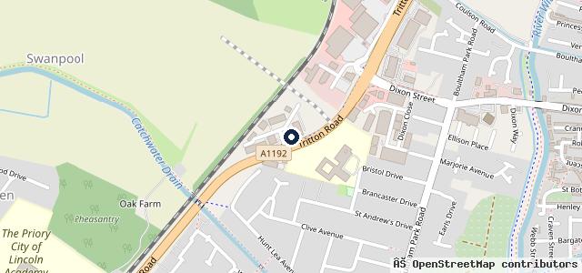 Map showing the location of TC Motors Lincoln