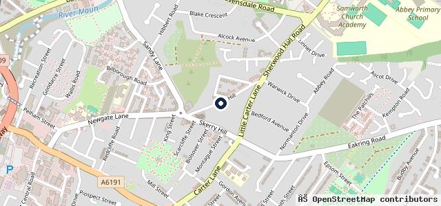Map showing the location of Pecks Hill Garage & Mini Mafia