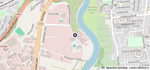 Map showing the location of P F M