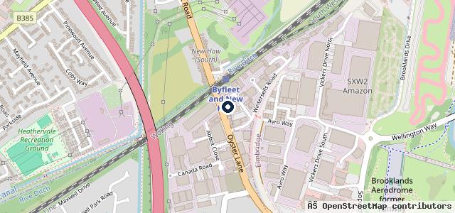Map showing the location of P J Autos