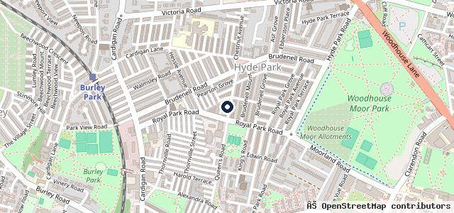 Map showing the location of Queens Road MOT Centre Ltd