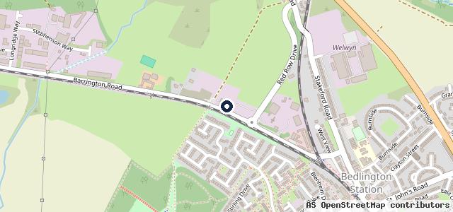 Map showing the location of R Binks Ltd