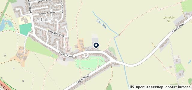 Map showing the location of R H Sirrell & Sons