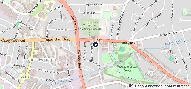 Map showing the location of Friends Motors