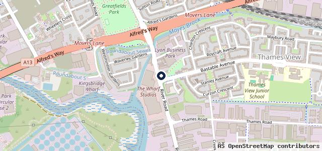 Map showing the location of R S Motors