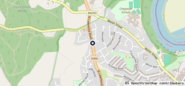 Map showing the location of Racecourse Garage