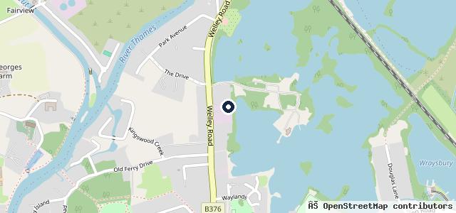 Map showing the location of Reeds Service Station